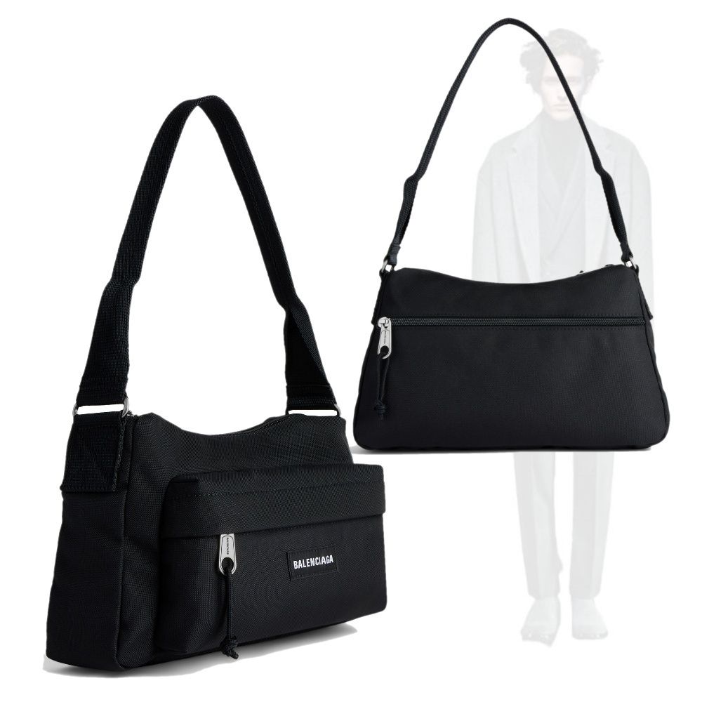 送料込み+BALENCIAGA+EXPLORER スリングポーチ (BALENCIAGA/ショルダー