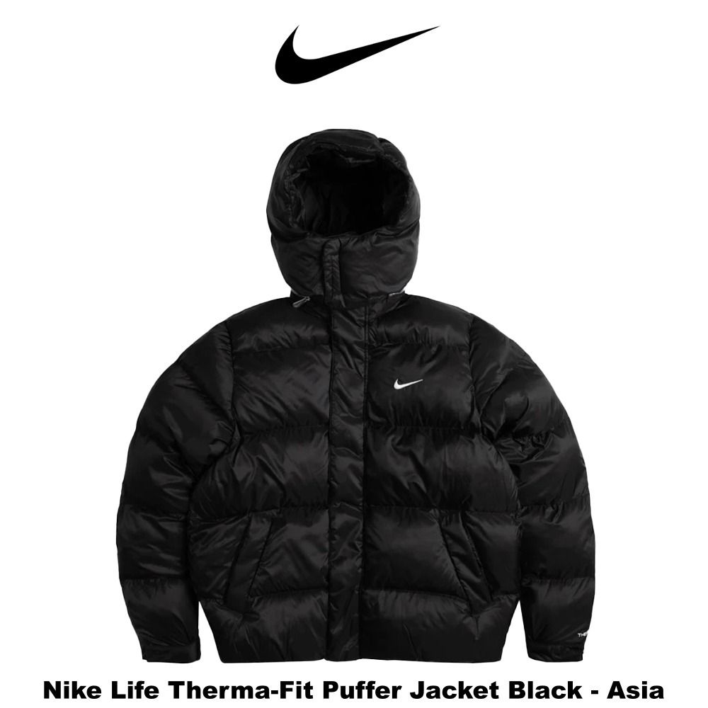 Nike】 Life Therma-Fit Puffer Jacket Black - Asia (Nike/ダウン