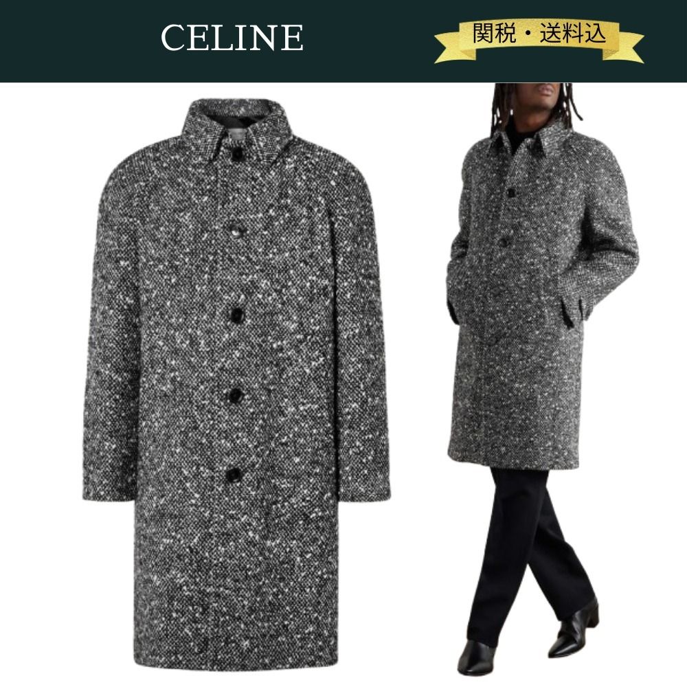 関税・送料込】CELINE カムデン ウールツイード マックコート (CELINE