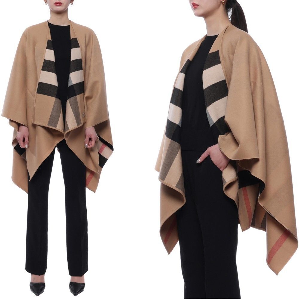 BURBERRY】REVERSIBLE WOOL CAPE (Burberry/ポンチョ・ケープ