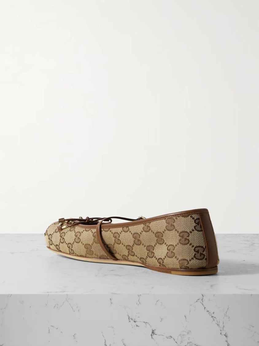 GUCCI グッチ ホースビット フラット バレー シューズ (GUCCI/バレエ