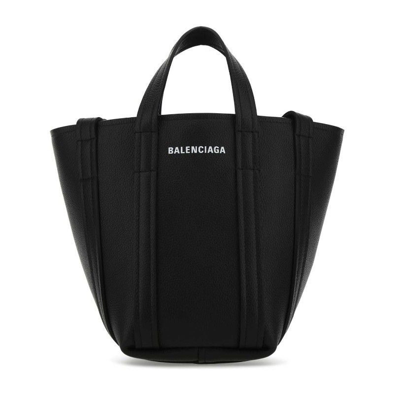 BALENCIAGA Black leather Everyday XS handbag (BALENCIAGA/トート