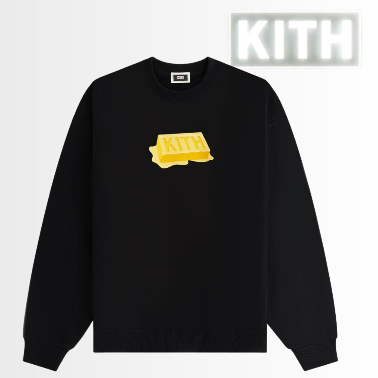 KITH Treats キストリーツ Waffle Butter Nelson クルーネック (KITH