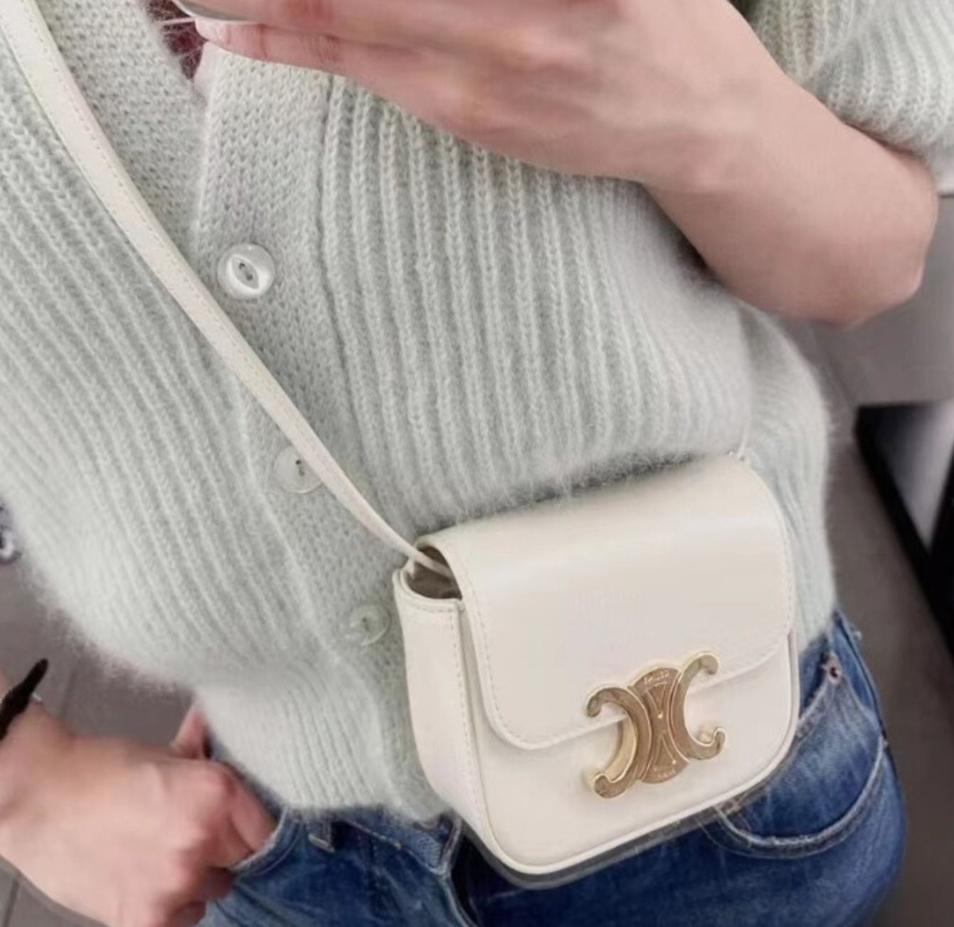 大人気】セリーヌ バッグ ストラップ ロゴ かわいい 希少 (CELINE