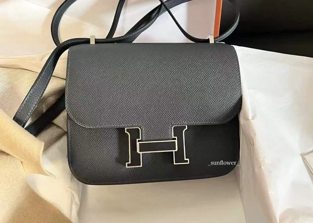 エルメス コンスタンスミニ グリミスティ/ラッカー金具 (HERMES