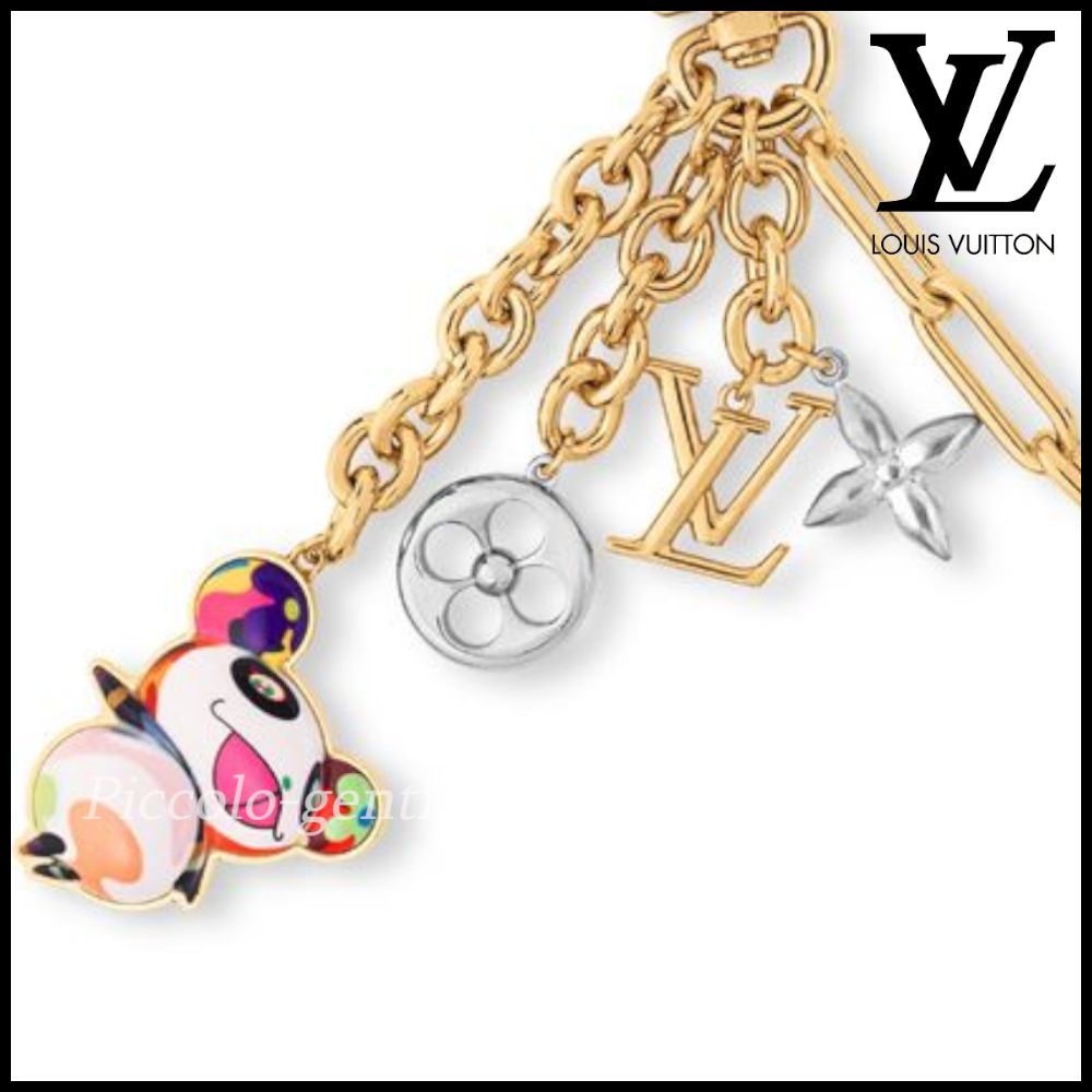 パンダが可愛い♪】ルイヴィトン☆LV×村上隆 バッグチェーン (Louis