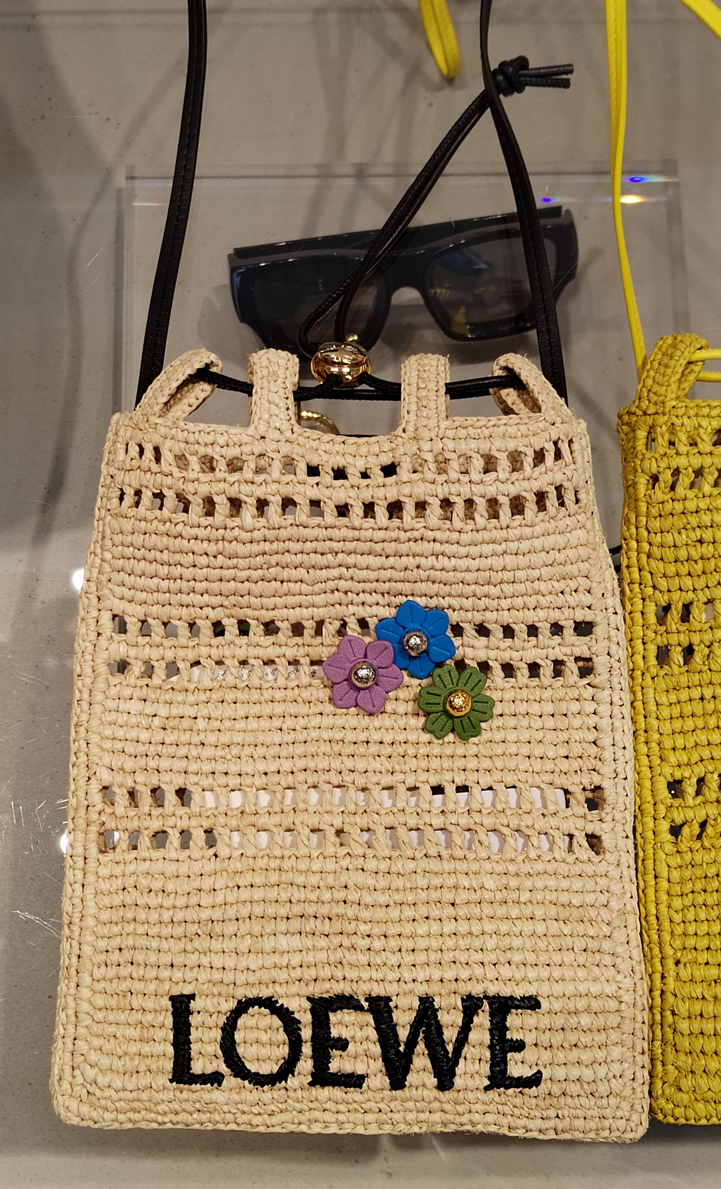 LOEWE ドローストリング ポケット（ラフィア） (LOEWE/ショルダー