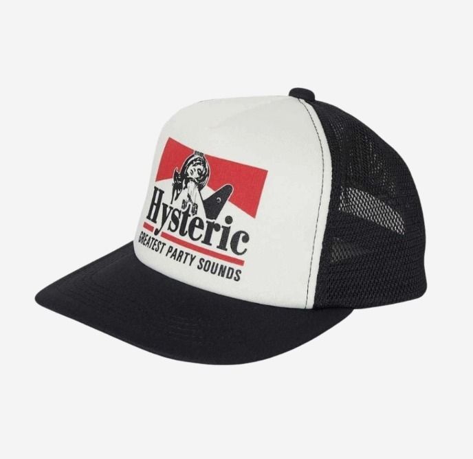 ヒステリックグラマー ギターガール メッシュキャップ ブラック