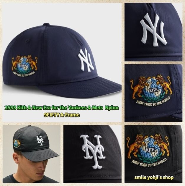 ☆25SS☆Kith & New Era for the Yankees & Mets Nylon 9FIFTY (KITH
