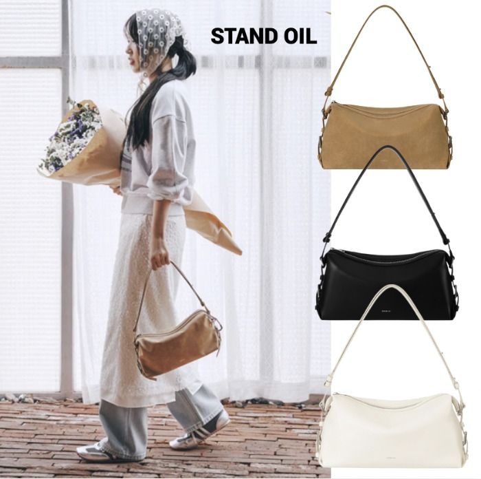 韓国【STAND OIL】Mushy Square Bag マッシュスクエアバック (STAND