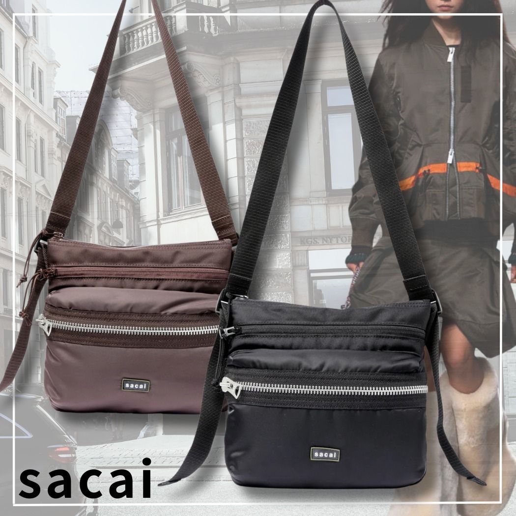 タイムレスな洗練デザイン】 sacai ポケット サコッシュ (sacai
