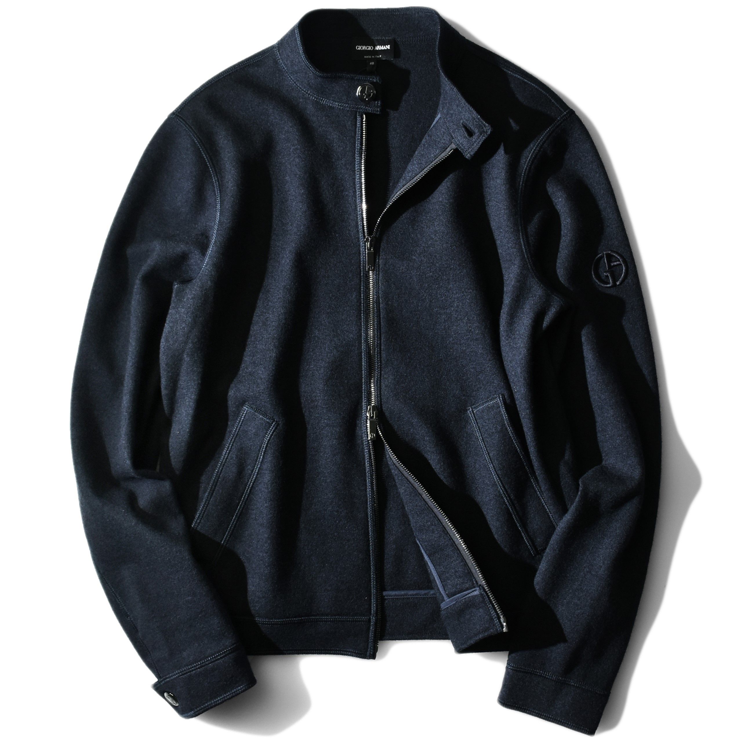 国内即発送 ジョルジオアルマーニ 快適ウールジャージーブルゾン