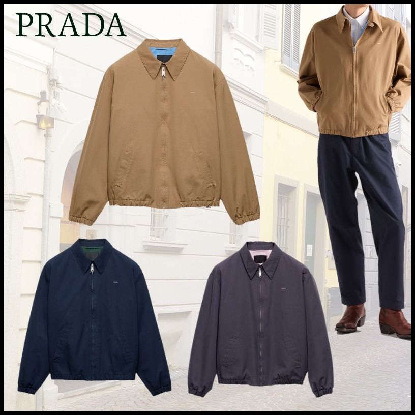 国内発送 PRADA プラダ コットン ジャケット SGC885 (PRADA/ブルゾン