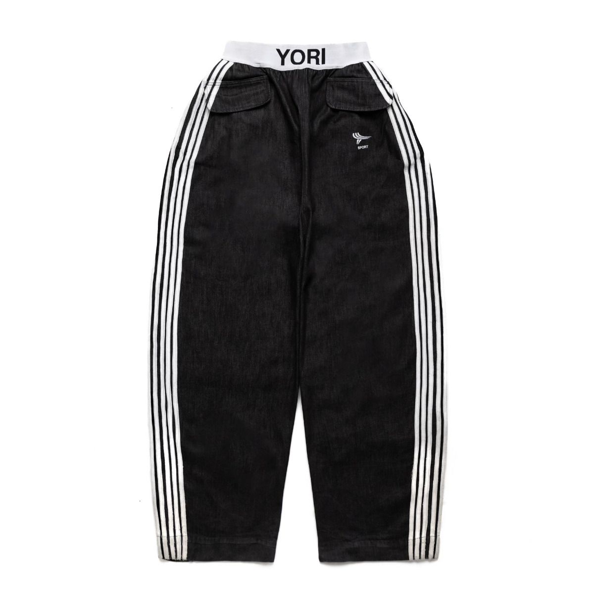 国内送関税込】YoriSport 5ストライプ エラスティックデニム (YORI