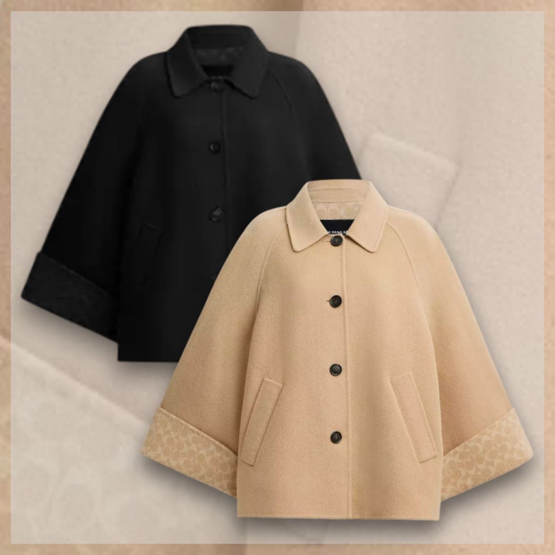 国内即発/すぐ届く/COACH/ウール スウィング コート 人気定番♪ (Coach