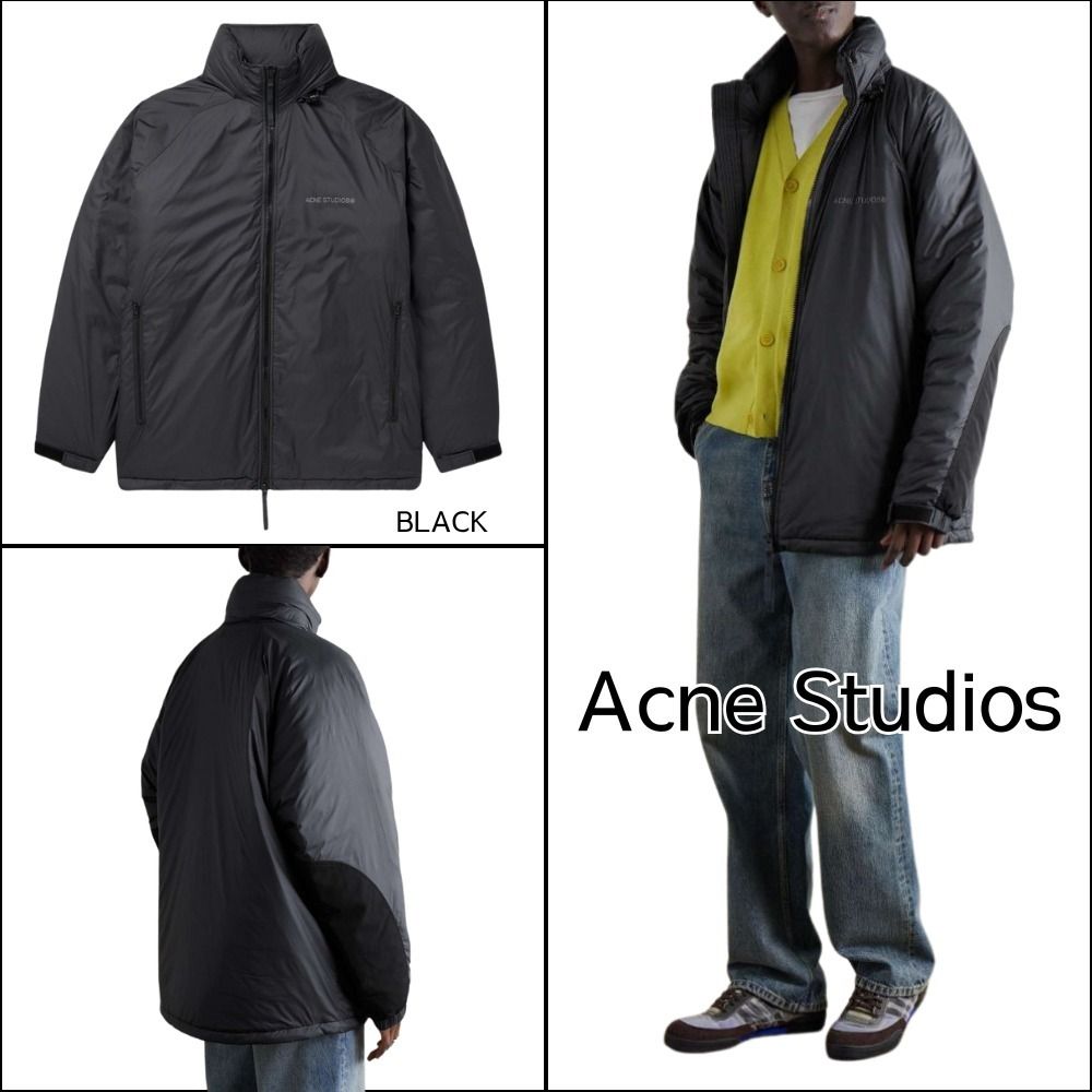 Acnestudios】アクネスタジオ ダウンジャケット 撥水 ブラック (Acne