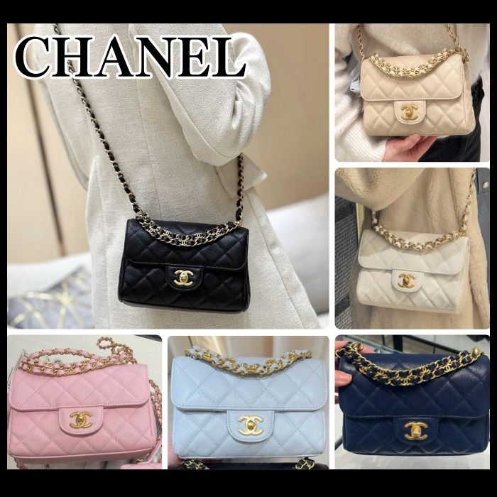 ◇CCダブルチェーンがおしゃれ♪◇CHANEL ミニ フラップ バッグ