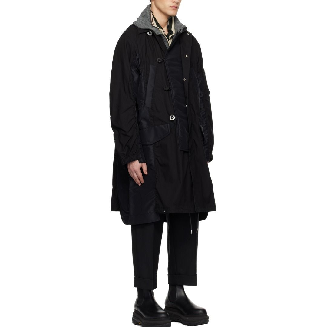送料関税込♢sacai サカイ ナイロンツイルミリタリーコート (sacai