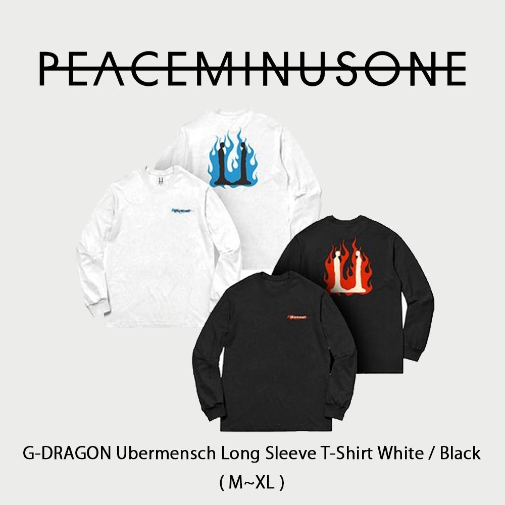 G-DRAGON】 正規品☆ Ubermensch Long Sleeve T-Shirt (peaceminusone