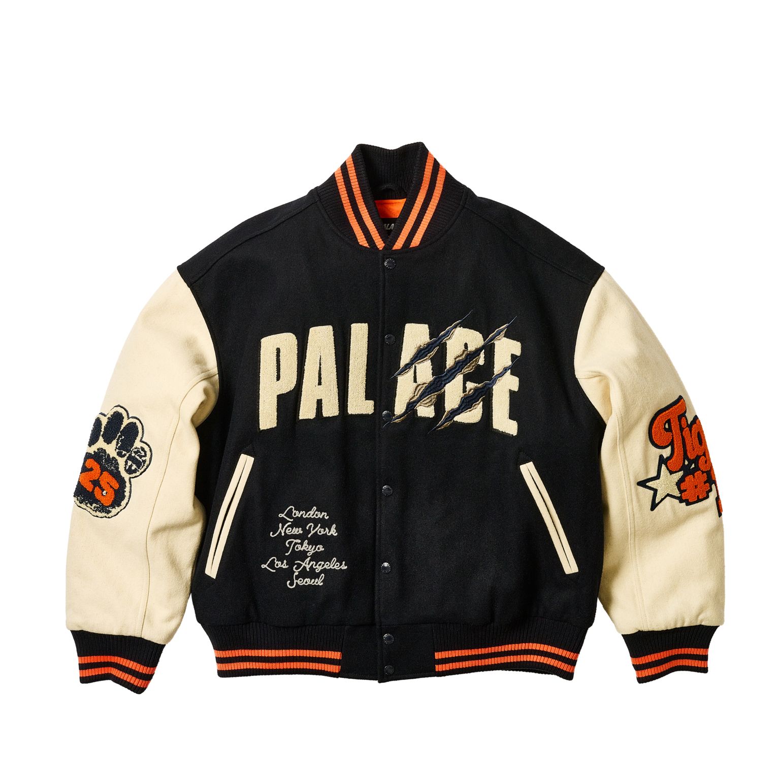 パレススケートボーズ】Palace Tora Tora Varsity Jacket Navy (Palace