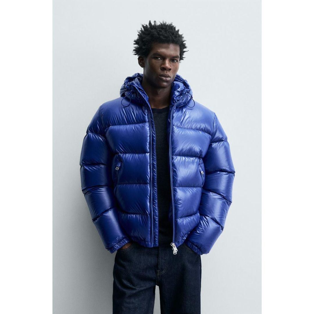 ZARA］撥水加工100％フェザーダウンジャケット (ZARA/ダウンジャケット