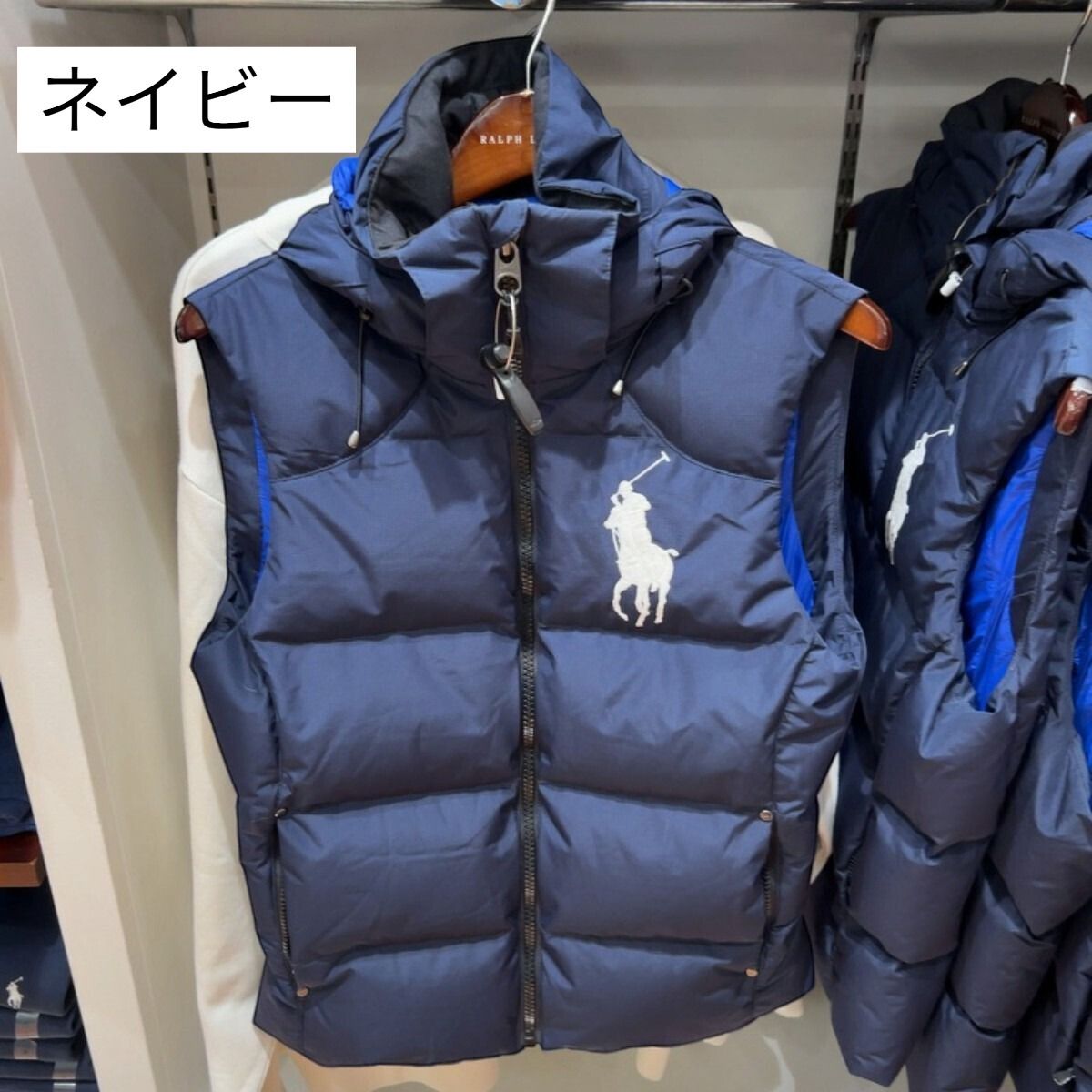 国内発送【ポロ ラルフローレン】ビッグポニー ダウンベスト (POLO