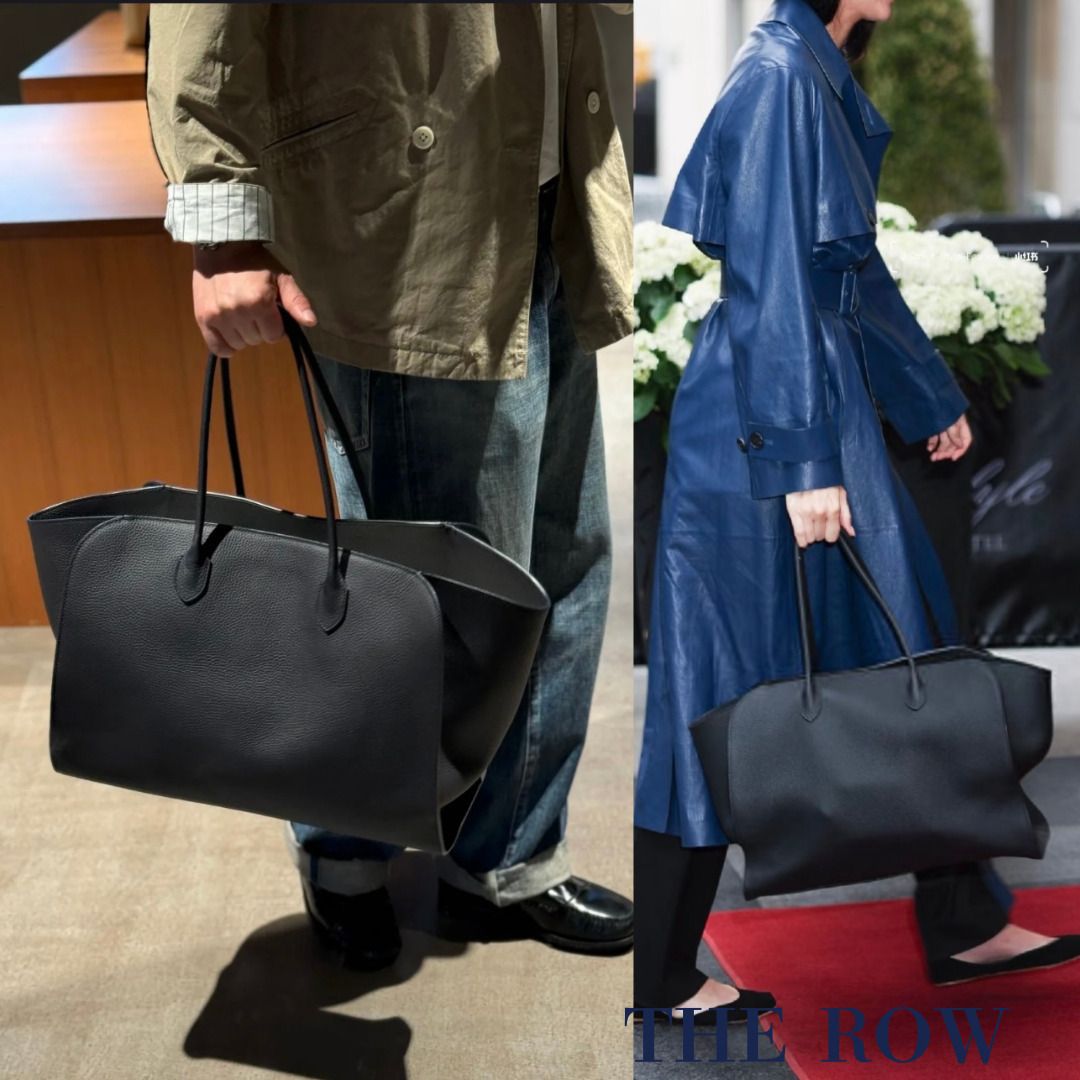 THE ROW》Marlo17 グレインレザートートバッグ (The Row/トートバッグ
