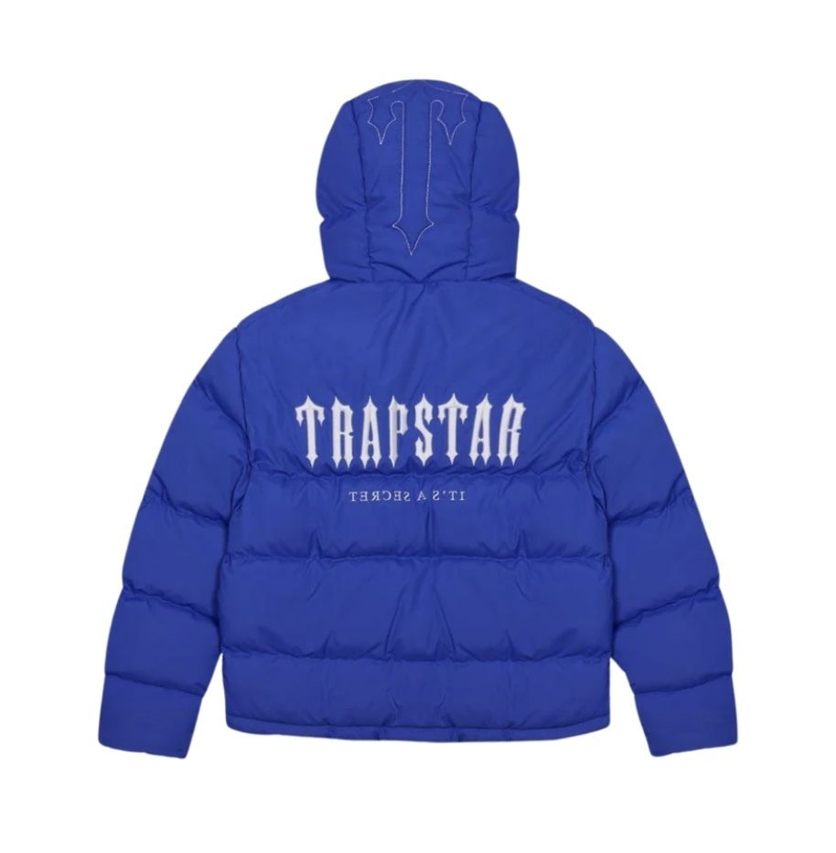 Trapstar London☆トラップスター DECODED PUFFER ダウン 2.0 青