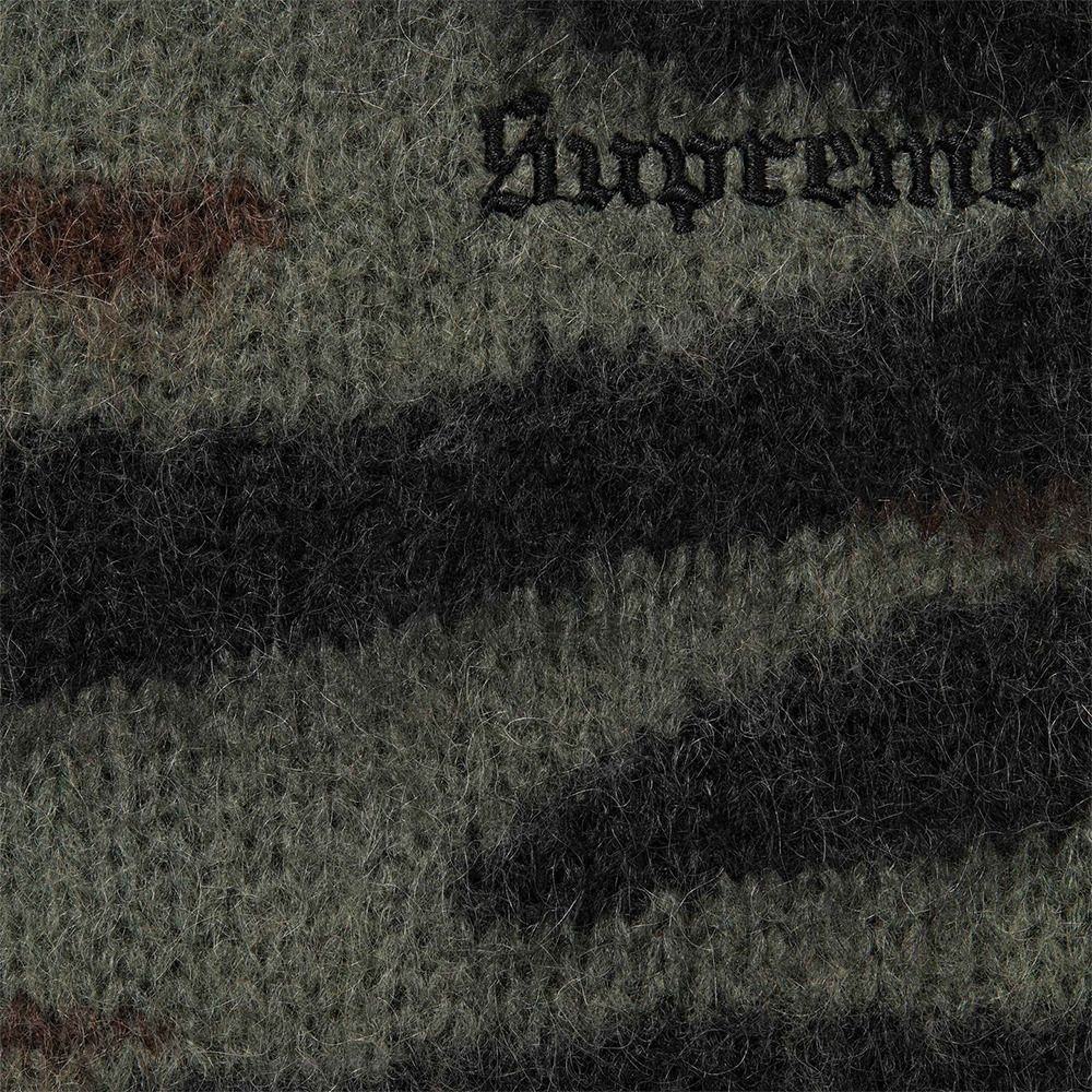 Supreme】Brushed Mohair Sweater☆Tiger Camo☆25FW☆ (Supreme