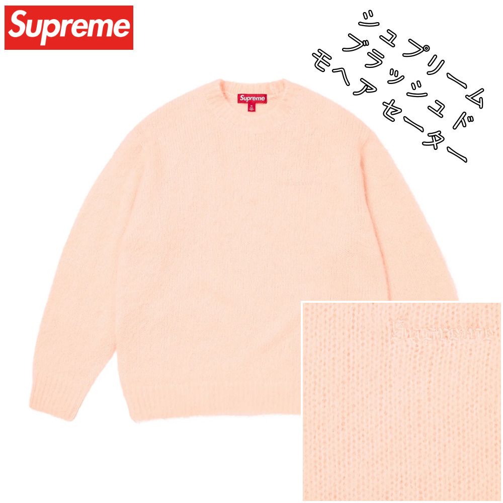 Supreme】Brushed Mohair Sweater☆Light Pink☆25FW☆ (Supreme