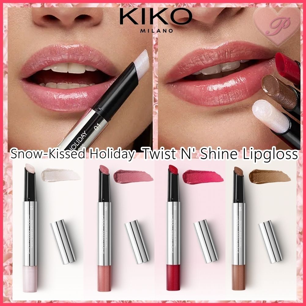 KIKO MILANO】Snow-Kissed Holiday☆Twist N' Shine Lipgloss (KIKO