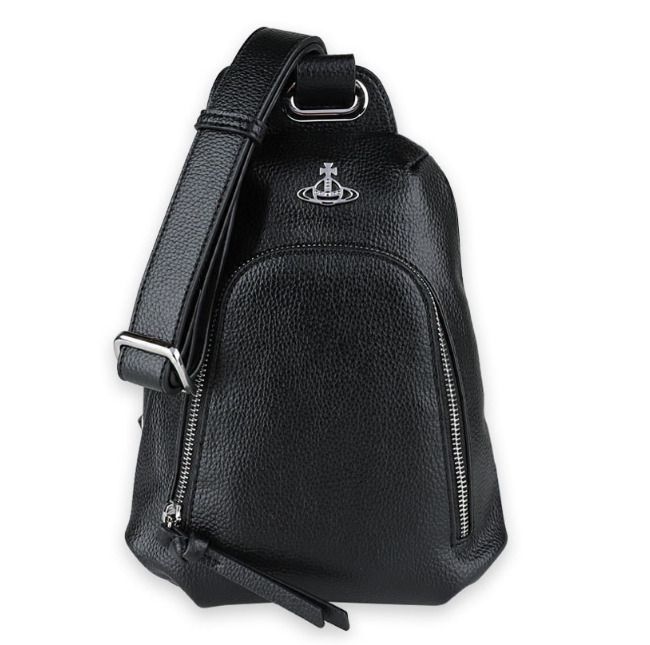 Vivienne Westwood☆ロゴ スリングバッグ ブラック (Vivienne Westwood