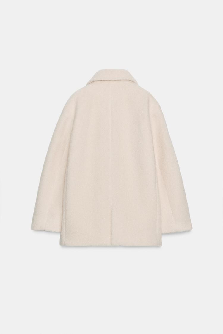選べる匿名国内配送/ZARA ブークレダブルブレストミディ丈コート (ZARA