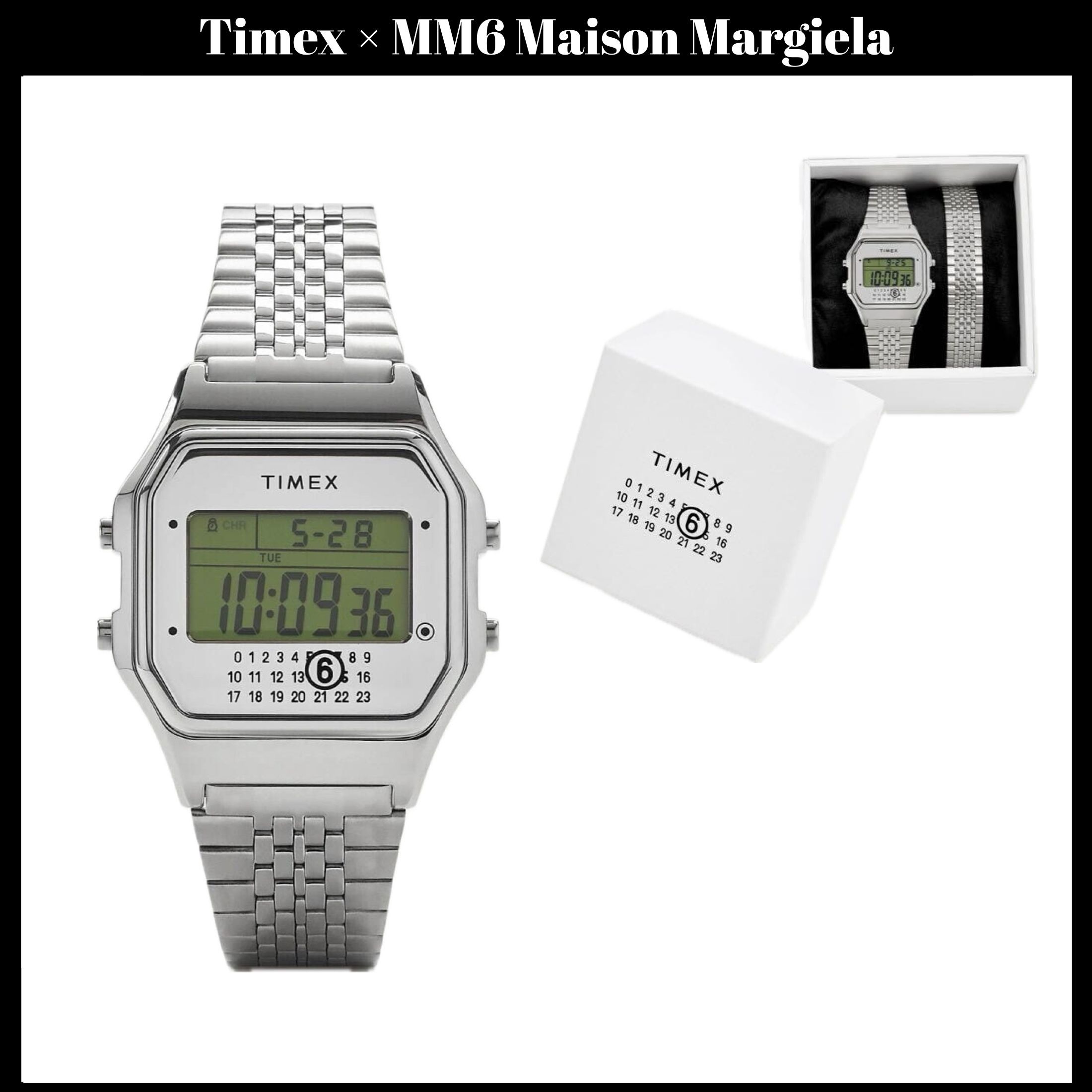◇ MM6 MAISON MARGIELA × Timex ◇ T80 ウォッチ 時計 ◇ (MM6 Maison