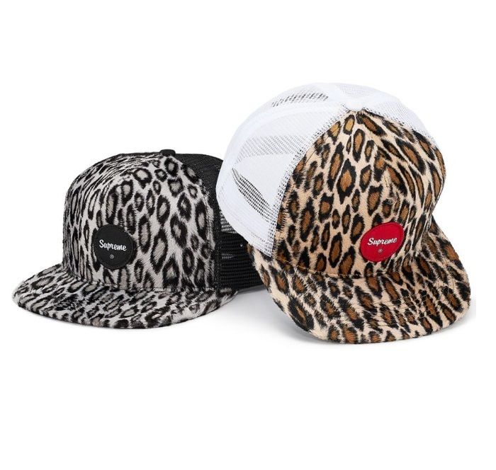 SUPREME シュプリーム ☆レオパードヒョウ柄5パネル (Supreme/キャップ