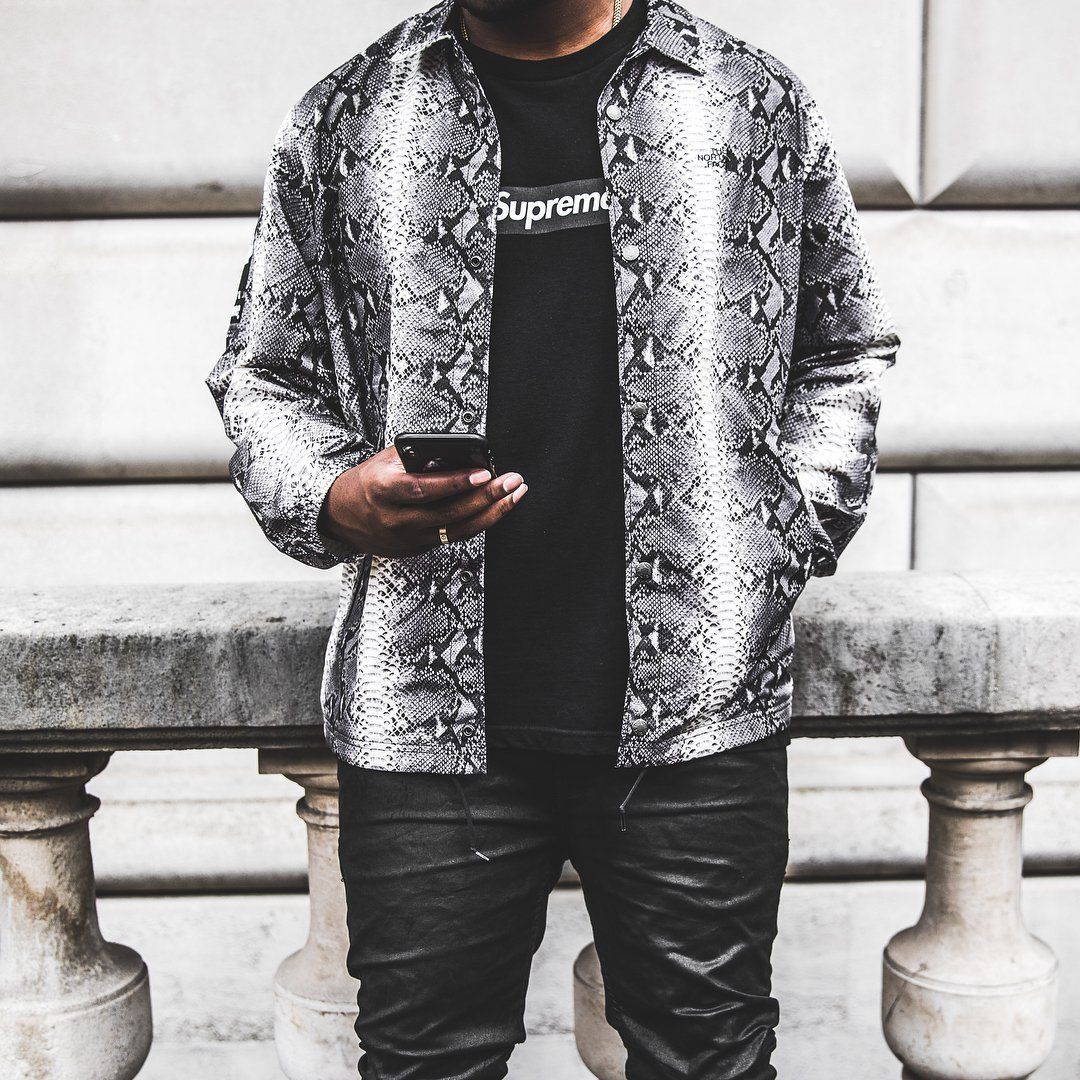 Supreme The North Face Snakeskin Coaches Jacket シュプリーム