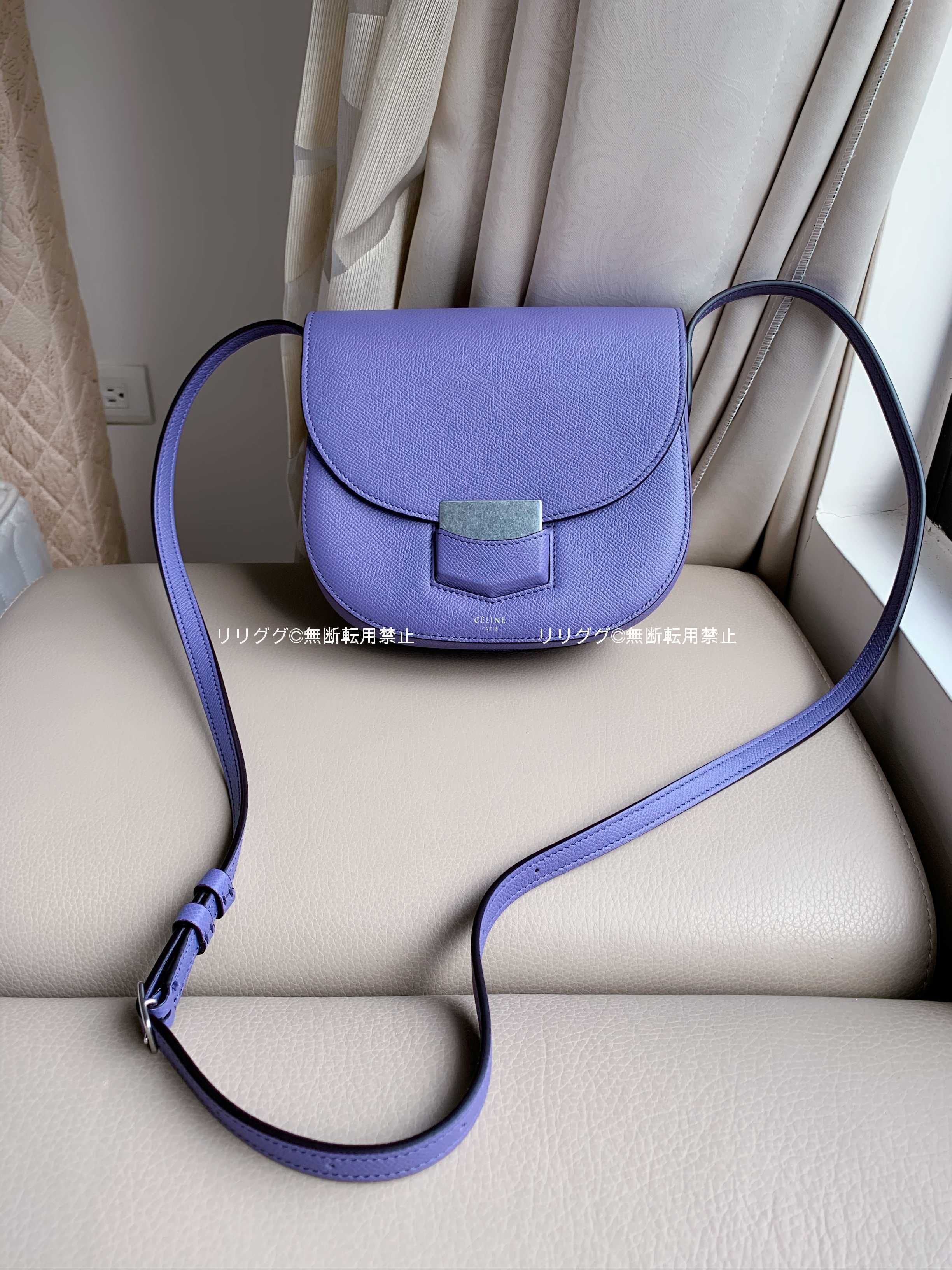 セリーヌ)スモールトロッターショルダー☆パープル (CELINE/ショルダー