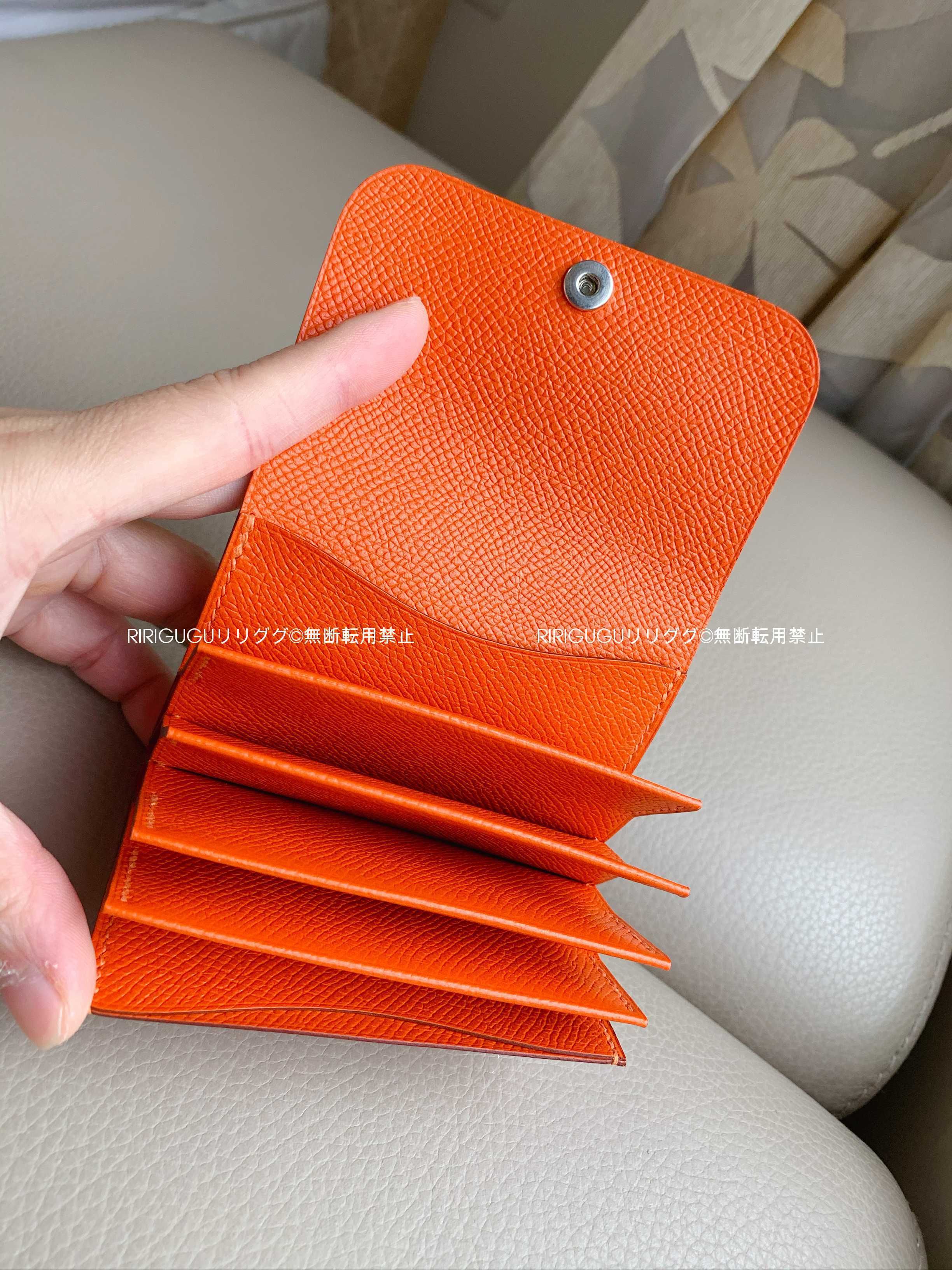 エルメス)フーオレンジ○MC2ニュートン○ カードケース (HERMES/カード