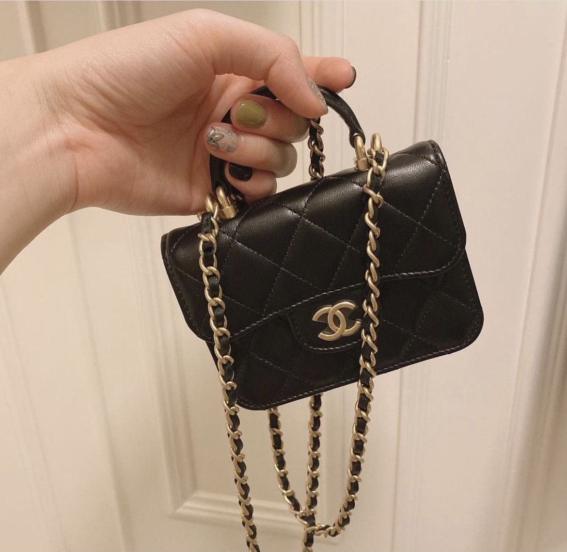 新作☆【CHANEL】トップハンドル チェーン ミニバッグ (CHANEL