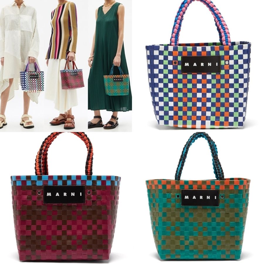 マルニ ジャージーハンドル ピクニックバッグ ミニ (MARNI/トート