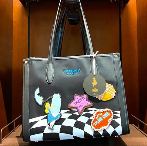 セールkate spade x Disney不思議の国のアリスナイロントート (kate