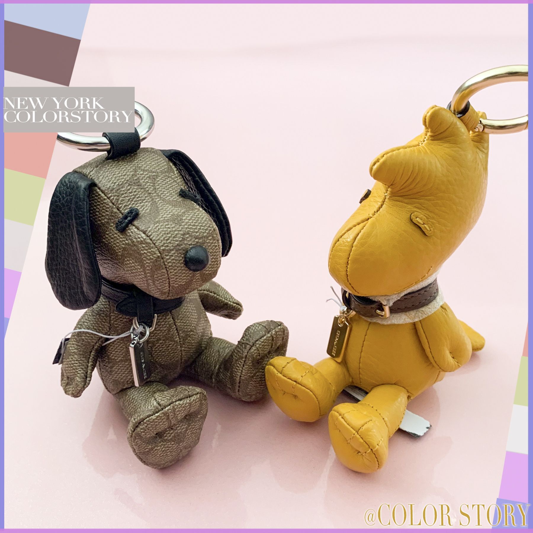 COACHxスヌーピー】○超プレミア♪○PEANUTS お人形チャーム (Coach