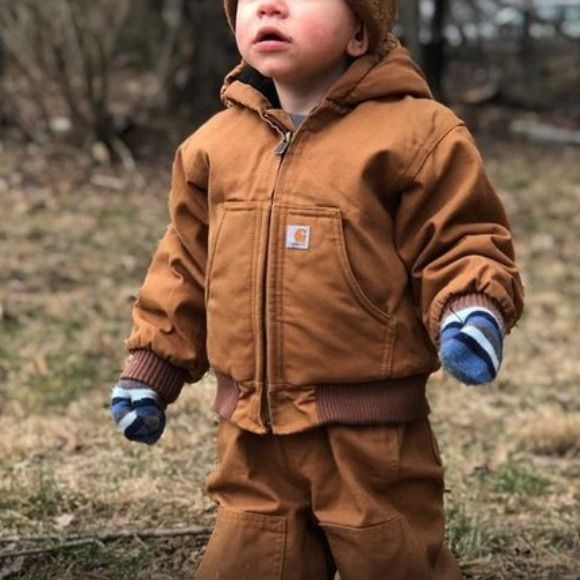 CARHARTT (カーハート) 幼児用 アクティブ フラネル ジャケット