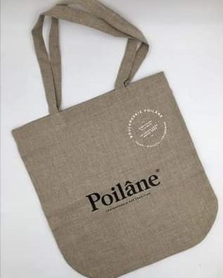 Poilane☆ポワラーヌ ロゴプリント リネンバッグ (Poilane/トート