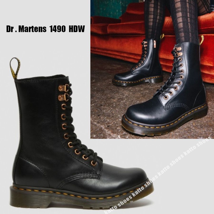 Dr.Martens KARMILLA 編み上げブーツ Karmilla Women's Smooth Leather