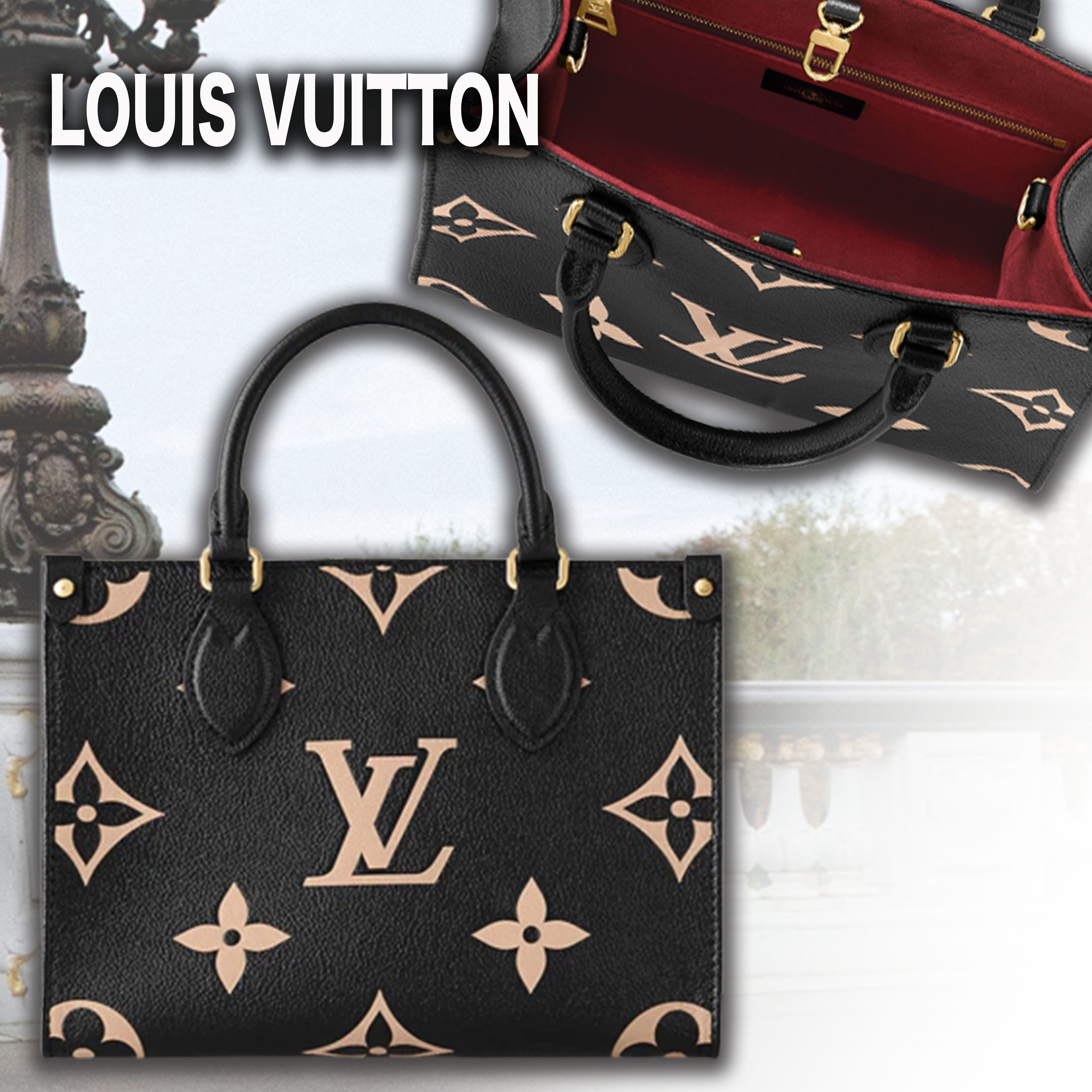 ◇小さいサイズ◇ LOUIS VUITTON オンザゴー ハンドバッグ PM (Louis
