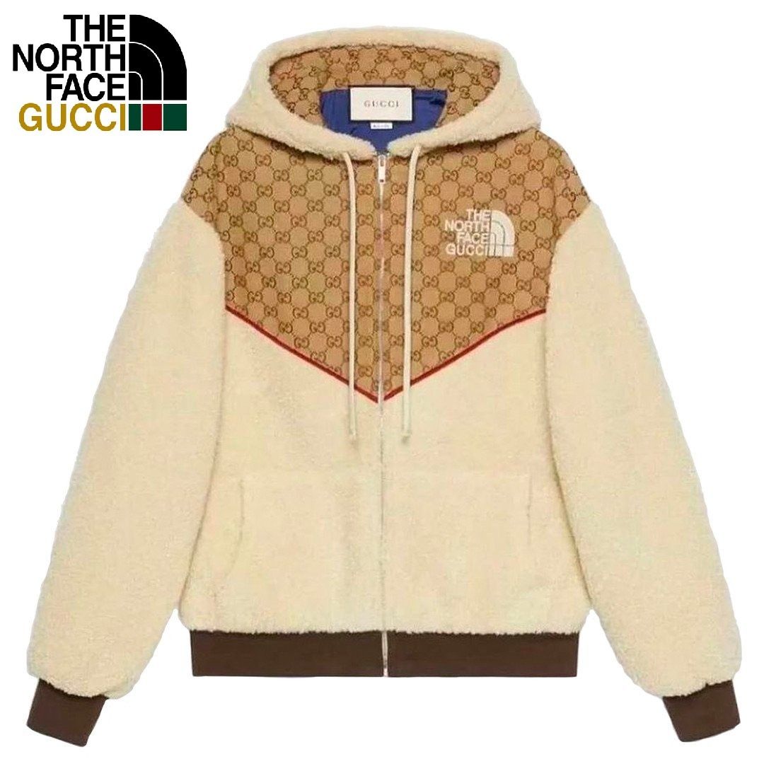 2021 コラボ グッチ ノースフェイス GG フリースジャケット (GUCCI