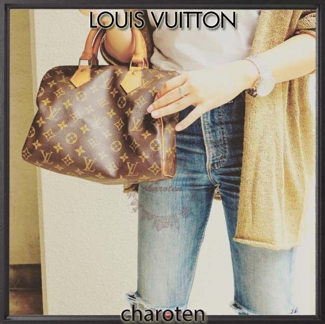 追跡付】軽やかエレ女♡スピーディ25モノグラム (Louis Vuitton