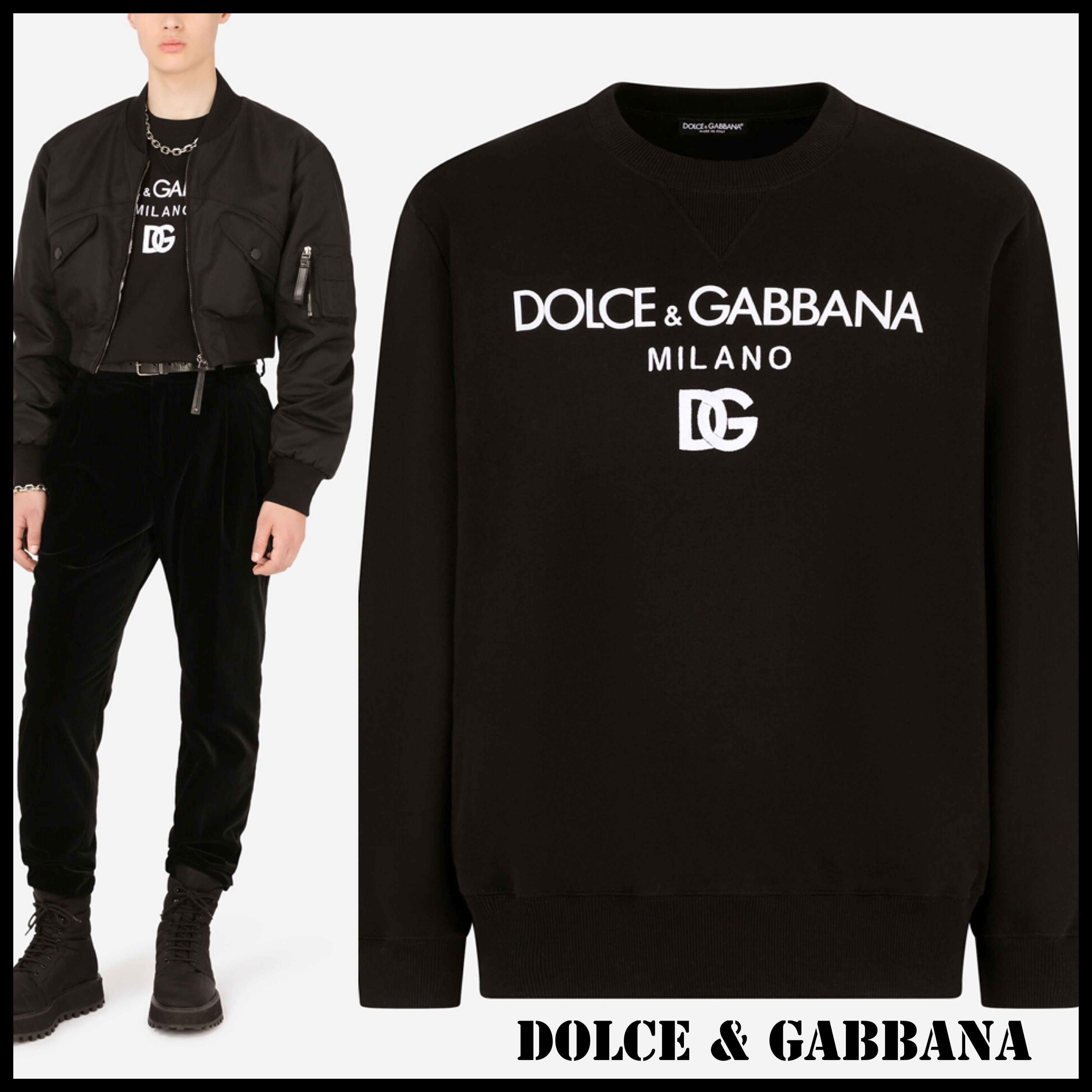 関税込】新作◇DOLCE & GABBANA ドルガバ◇DGロゴ スウェット (Dolce