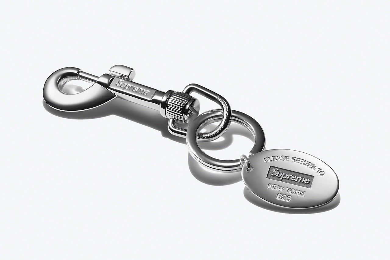 Supreme Tiffany & Co. Oval Tag Keyring ティファニー キー (Supreme